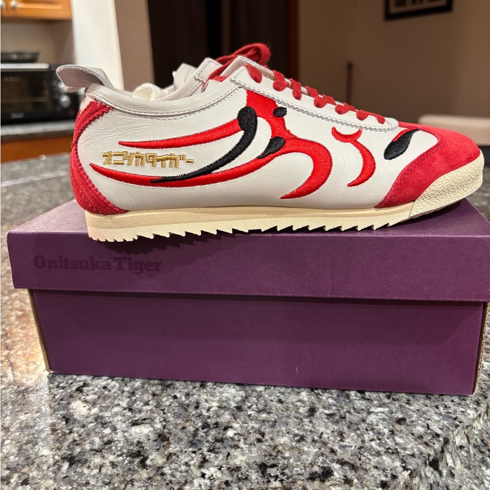 Onitsuka Tiger by Asics Red and White Men's Shoes